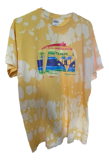 [20202522L] Yellow/Daisy Tye-Dye VW Van - L