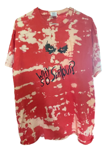 [20201510L] Orange Tye-Dye Tee - Joker - Why So Serious? - L