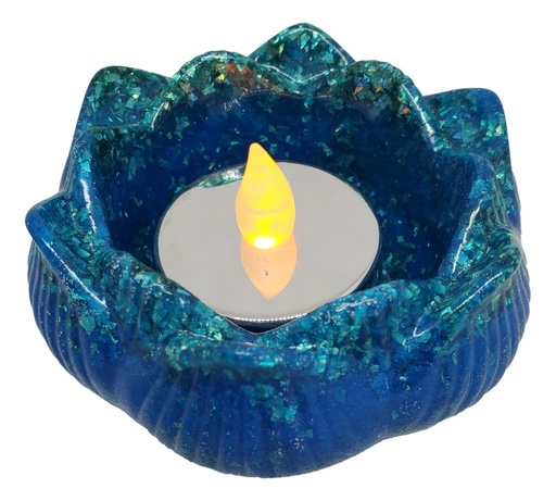 [RB18031-V] Aqua & Teal Votive Candle Holder