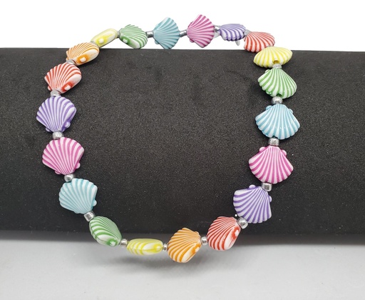 [JD111] Coloured Shells Ankle Bracelet