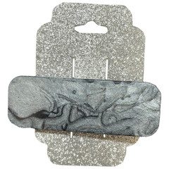 [853] Black Marbled Hair Clip