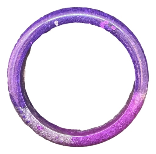 [1821801] Purple Mist Resin Bangle