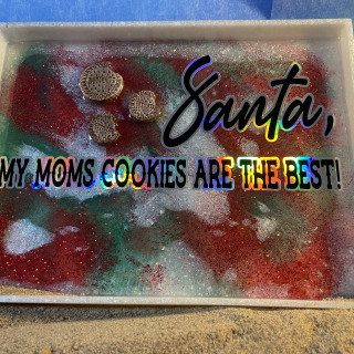 [18833] Best Cookies Santa Treat Tray