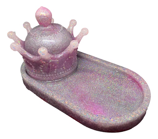 [18218041] Shimmering Pink Tray and Trinket Crown