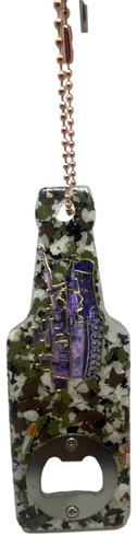 [2154] Military Green Camo Bottle Opener