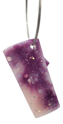 [K11015-24] Purple Galaxy Tumbler Coffee Mug Keychain