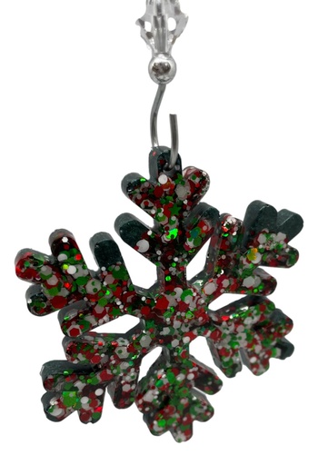 [20157] Colourful Snowflake Tree Ornament