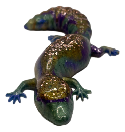 [344015] Beautiful Multi-coloured Fat Tailed Gecko