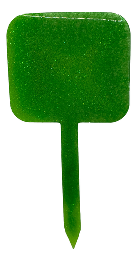 [1619024] Green Glitter Sign Plant Stake
