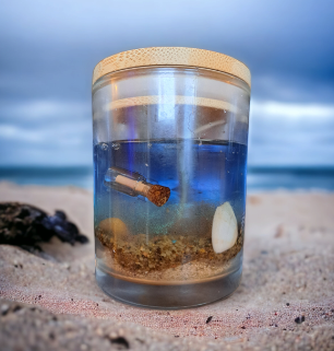 [1210007] Nautical Gel Wax Candle