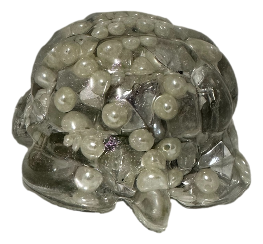 [344062] Beaded Bliss Turtle: A Clear Wonder
