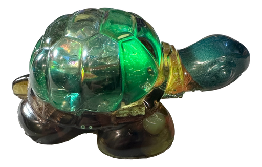 [344063] Clear Large Resin Turtle with Mixture of Items Inside (copy)