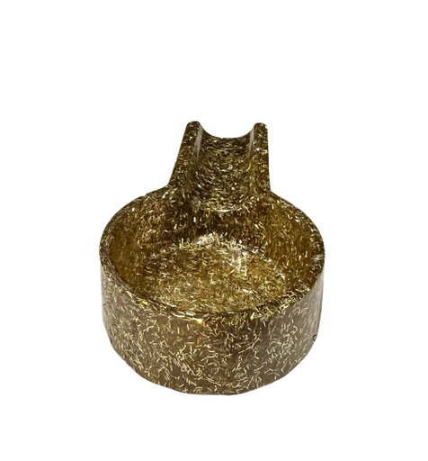 [1815406] Gold Shimmer Cigar Ashtray