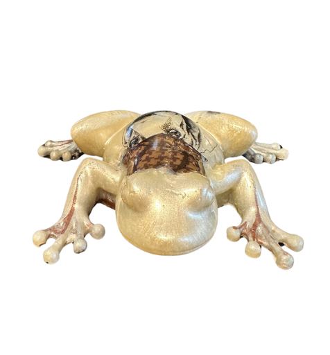[344077] Sherlock Hound Creamy Frog Figurine