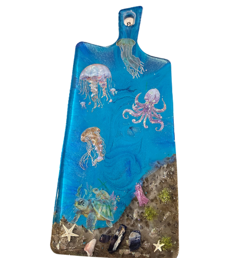 [182305] Wide Jellyfish Ocean Paddle for Hanging