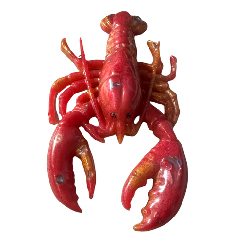 [344091] Deep Red Lobster Resin Decor (copy)