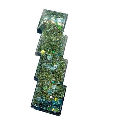[901] Ocean Glitter Hair Clip (copy)