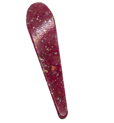[907] Red Geode-shaped Hair Clip (copy)