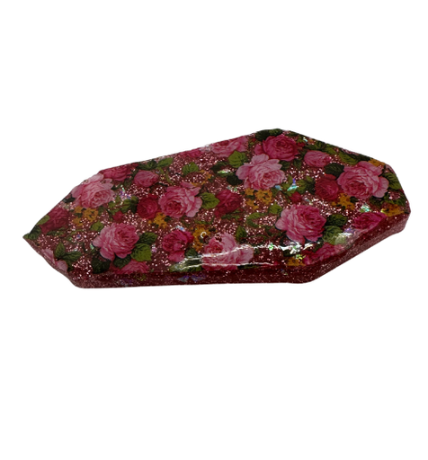 [908] Pink Tear-drop Hair Clip (copy)