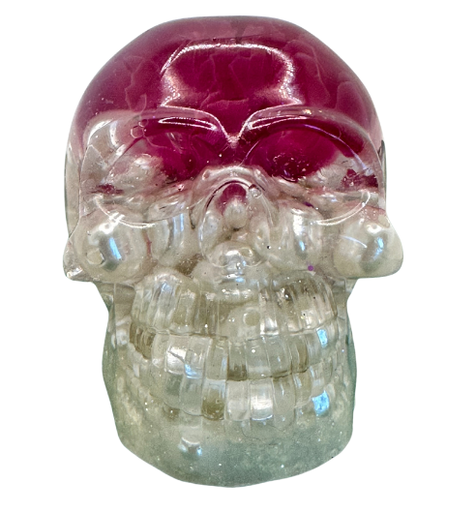 [344093] Galactic Glimmer Resin Skull (copy)