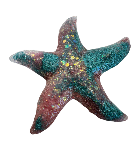 [344126] Glitterburst Resin Starfish