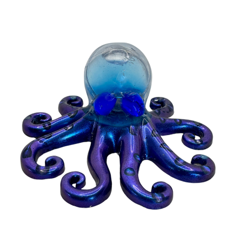 [344144] Deep Blue Dive Resin Octopus