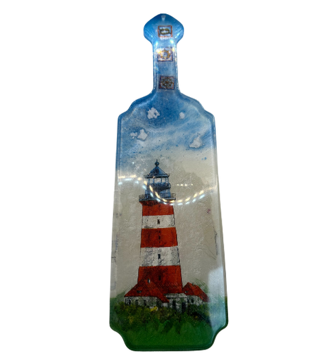 [182308] Lighthouse Dreamscape Resin Tray