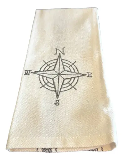 100% Cotton Embroidered Tea Towel