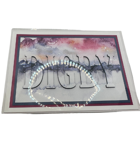 [181809] Handmade Note Card - Digby - 5"x7"