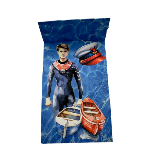 [14705] Diving Paper Bookmark  