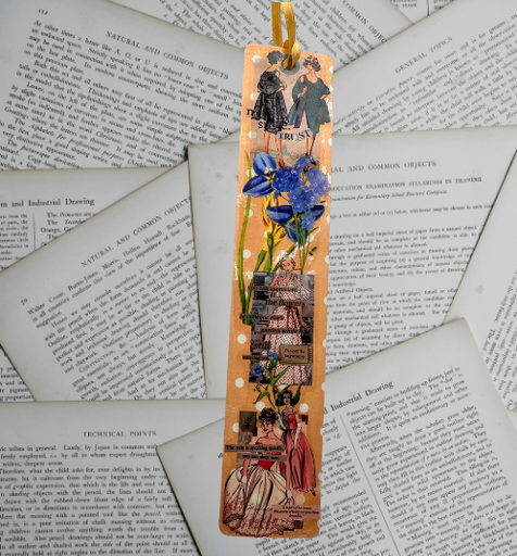 [14717] Women's Fashion Paper Bookmark
