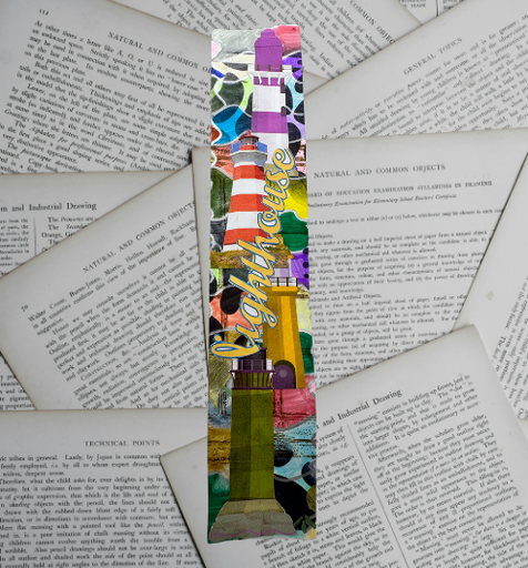 [14719] Lighthouse Paper Bookmark 