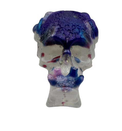 [344230] Cosmic Cranium Snail Statuette - Resin