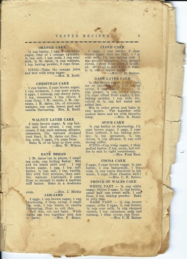 [1118001] Vintage Cake Recipe Cake Pg 5