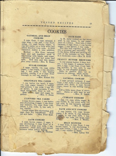 [1118009] Vintage Cookie Recipe Pg 13