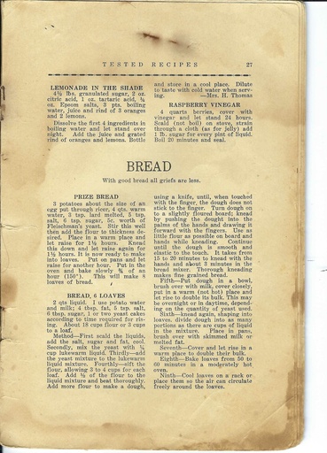 [1118019] Vintage Bread Recipe Pg 27