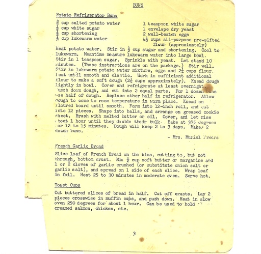 [153803] Vintage Typed Quick Bread Recipes Pg 3