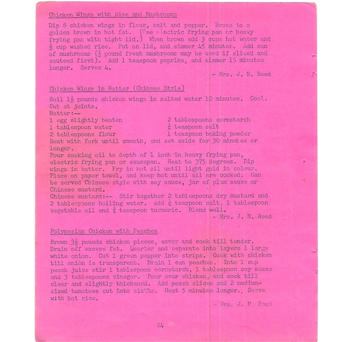 [160102] Vintage Typed Meats & Poultry Recipes Pg 24