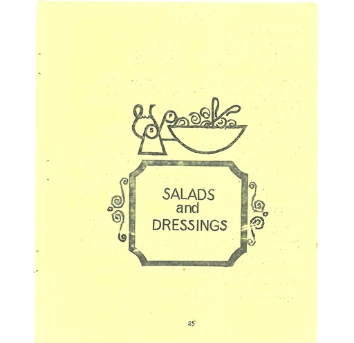 [160203] Vintage Typed Salads & Dressings Recipes Pg 25