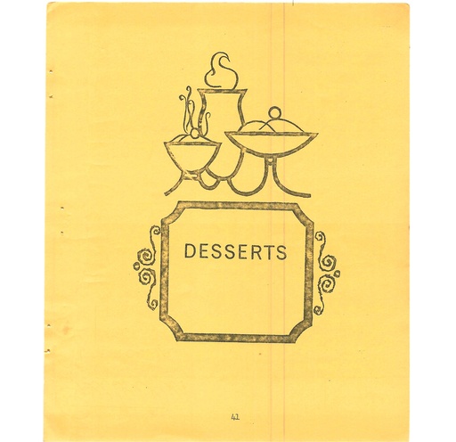 [161421] Vintage Typed Desserts Recipes Pg 41