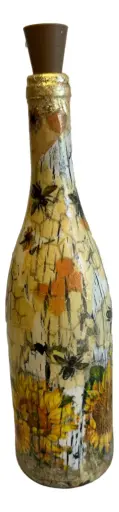 [23204] Bee’s Embrace Luminaire - Lighted Bottle