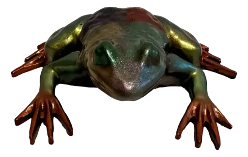 [3441723] Prismatic Leap Resin Frog