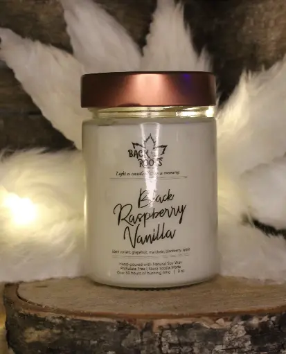 [1210050] Black Raspberry Vanilla Soy Wax Candle