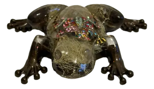 [3441724] Nature's Jewel Resin Frog