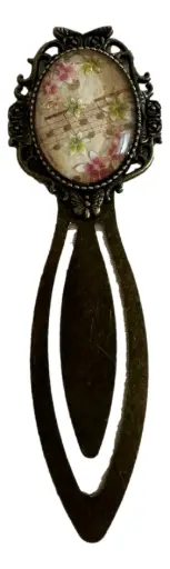 [232134] Delicate Bronze Oval-faced Bookmark