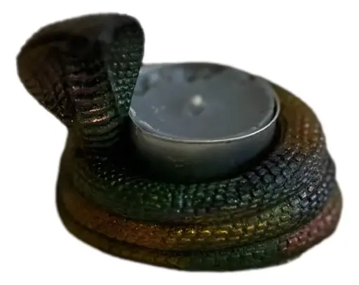 [34303] Regal Cobra Light Haven  - Resin Votive Holder