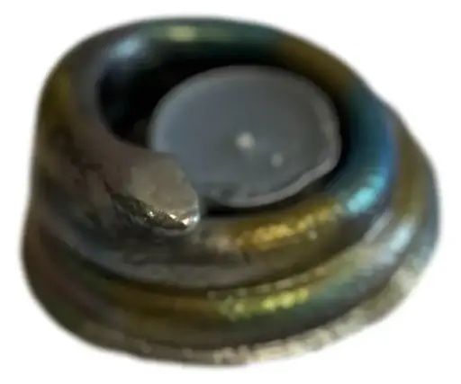 [34304] Shimmering Coiled Snake Resin Votive Holder