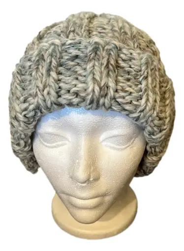 Hand-knitted Cable Winter Hat