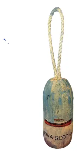 [8853] Hand-painted Lobster Boat Buoy