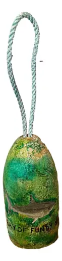 Hand-painted Bay of Fundy Shark Buoy